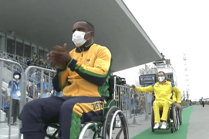 Renê Pereira em direção ao pódio - Paralimpíadas Tokyo 2020